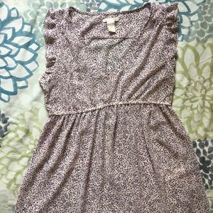 H&M Floral Flutter Sleeve